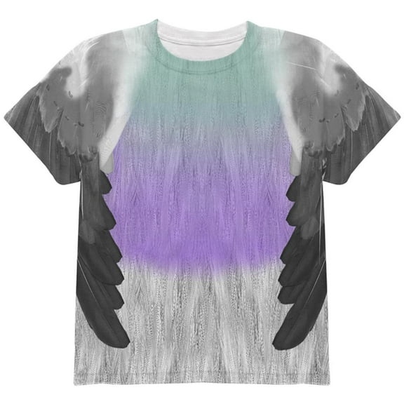 Halloween Pigeon Costume All Over Youth T Shirt Multi YLG