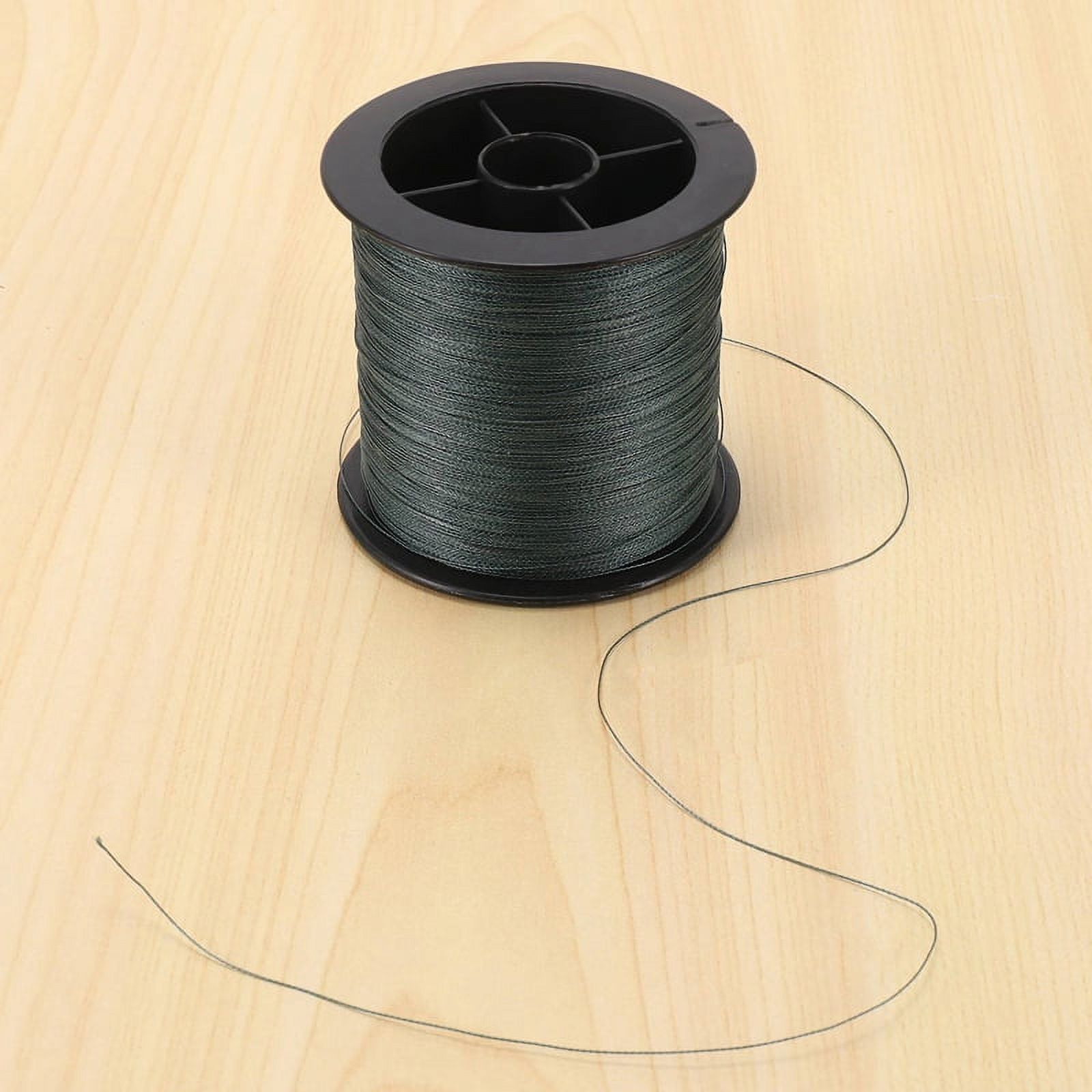 6X Nylon Braid Fishing Wire 30Lb 300M 11Kg for Lure Train,6 x Fishing Wire,dark green