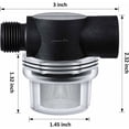 thumbnail image 2 of Versatile Water Pump Strainer, Transparent Design For Simple Maintenance, Wide Application From RV To Gardening, 2 of 5