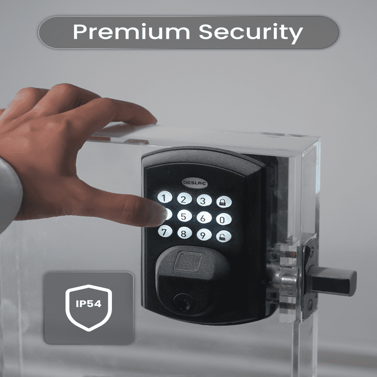 DESLOC A100F Electronic Keypad Door Lock Handle Set photo 6