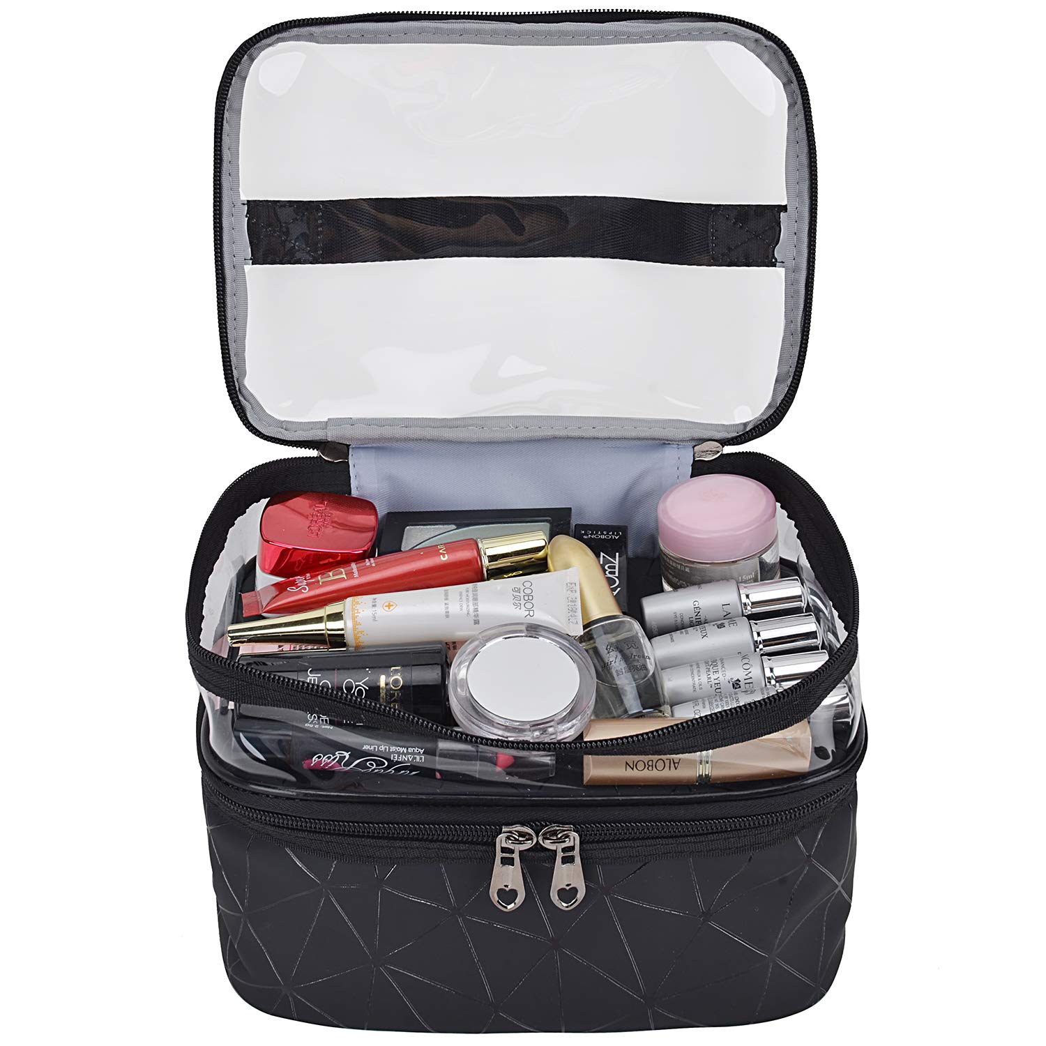 EIMELI Travel Makeup Bag, Women Cosmetic Bag Insert Organizer