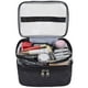 thumbnail image 3 of Bolsa de maquillaje de doble capa MFZFUKR con tirantes, 3 of 4