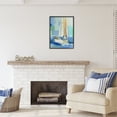 thumbnail image 3 of Stupell Industries Abstract Sailboat Waves Transportation Painting Black Framed Art Print Wall Art, 24 x 30, 3 of 9