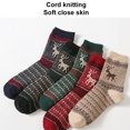 thumbnail image 3 of Calcetines de invierno para mujer, caja de regalo, tamaño libre, lana gruesa, suaves, cálidos, calcetines casuales para mujer…, 3 of 5