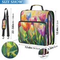 thumbnail image 3 of YAZAOO Zipper Binder trapper keeper Documents Organized Design Blossom & Berry Mosaic Printed, 3 of 8