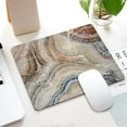 thumbnail image 3 of Marble Mouse Pad, Surreal Onyx Stone Surface Pattern Pale Blue Details Picture Rectangular Mouse Pad, Non-Slip Rubber MousePads for Office Home Laptop, 9.5"x7.9"x0.12" Inch, 3 of 5