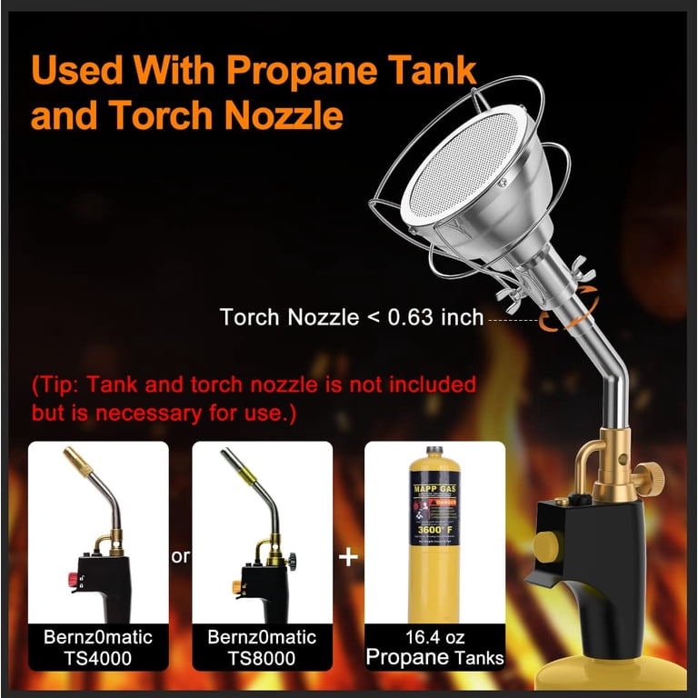 Precision Propane Cooking Torch - 1800°C For Sous Vide, Grilling & Gourmet Recipes