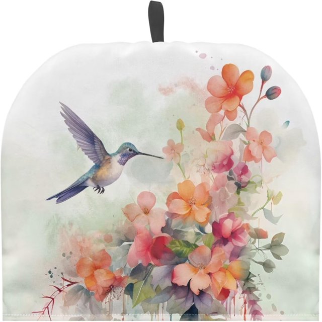ZUXONGSY Floral Tea Cozy Insulation Kitchen Accessory Hummingbird Tea Cozies Covers Kitchen Home Decorative Tea Pots Cozy for Keeping Warm