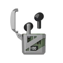 Wireless Earbuds, Bluetooth 5.3 Headphones Bass Stereo, Ear Buds with Noise Cancelling Mic LED Display,IP7 Waterproof in Ear Earphones, 36H Playtime for Laptop Pad Phones Sports