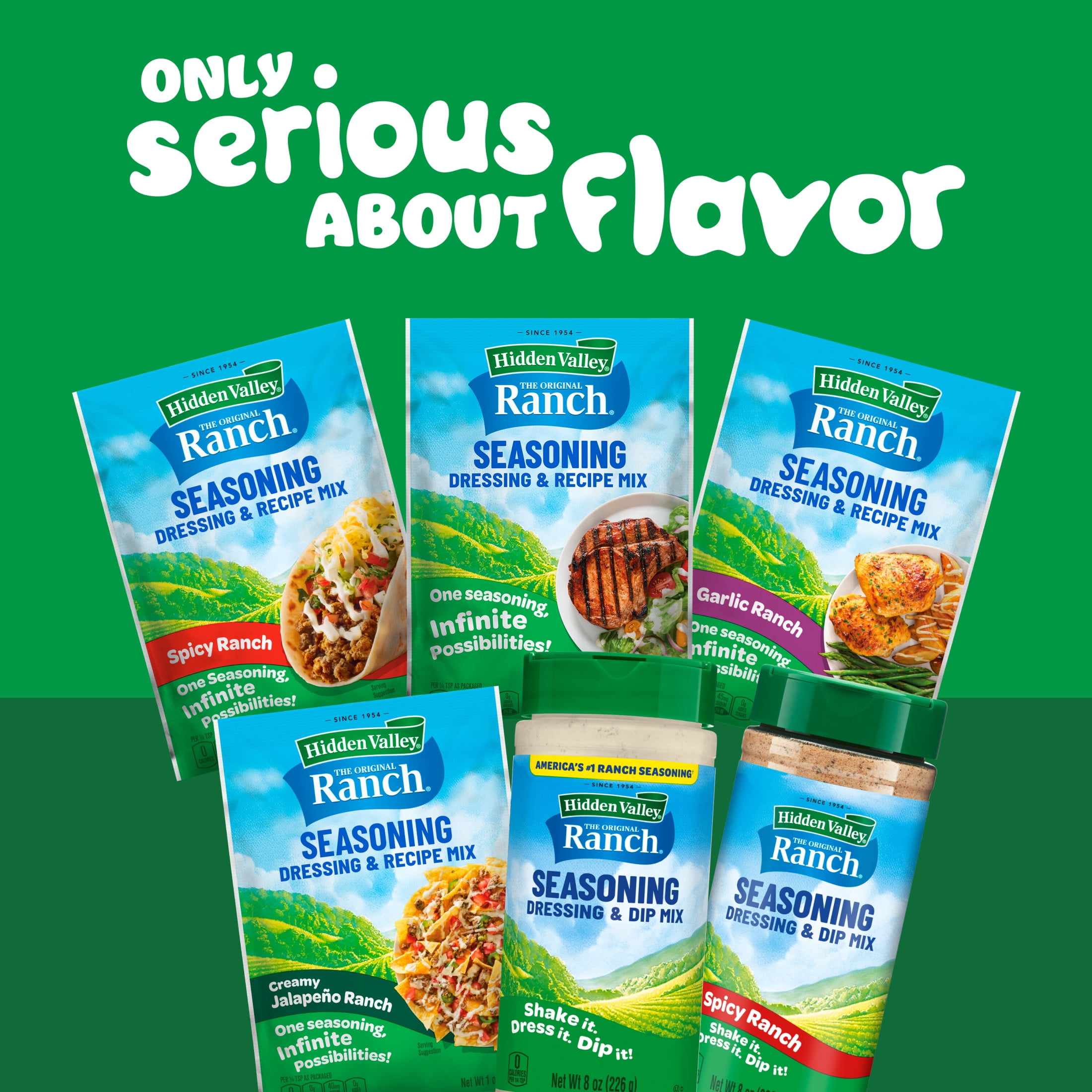 Hidden Valley Original Ranch Seasoning & Salad Dressing Mix, 1 oz Packet Hidden Valley Original Ranch Seasoning & Salad Dressing Mix, 1 oz Packet