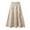 Beige, variant on Yuanlong Womens Skirts Ladies Elegant Plain Flower Jacquard High Waist Long Swing Skirt Daily Vintage Ankle-Length Skirt