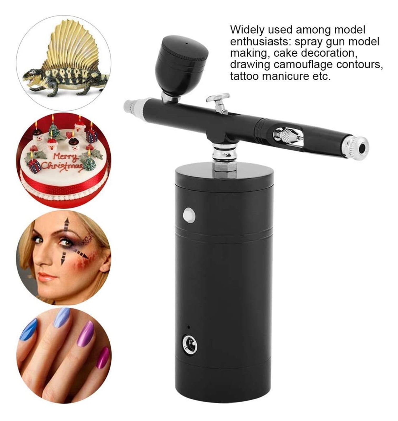 Mini Spray Gun Action Air Brush Handheld Spray Gun Pen Airbrush Compressor Paint Art For Craft Model Paint Spraying Hobby 0.3mm ,Versatile applications