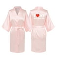 thumbnail image 1 of TIMIFIS Ensembles de Peignoirs en Soie pour Couples Peignoirs d'Hôtel et de Spa Peignoir de Mariée et de Marié Peignoirs de Fête Nuptiale 1 Pcs Printemps/été, 1 of 5