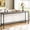Grey, variant on Extra Long Console Table, Narrow Sofa Table Behind Couch, Rustic Entryway Hallway Table Industrial Height Bar Table for Living Room