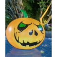 thumbnail image 4 of Calabaza de terror de Halloween inflable Rojo Verde 16 pulgadas que cambia de color, 4 of 5