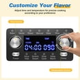 thumbnail image 5 of Sunvivi 8-Quart 12-in-1 Programmable Slow Cooker Roaster Oven, Multi-Cooker with Digital Timer, Adjustable Temperature, Removable Non-Stick Pot & Dishwasher-Safe Glass Lid, Black, 5 of 9