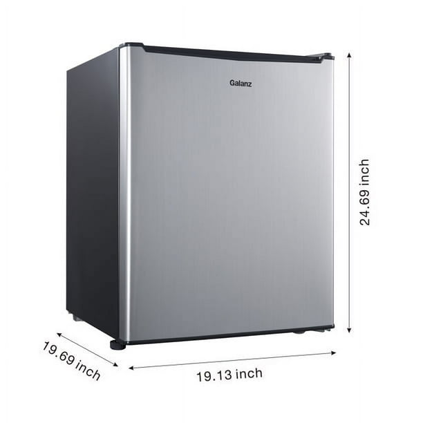 Galanz 2.7 Cu ft Mini Fridge for Office, Dorm, Small Spaces