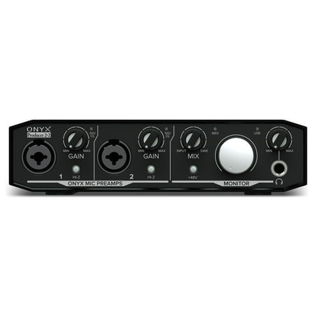 Mackie 2-Person Podcast Podcasting Recording Kit with EM-91C Mics+Stands+Headphones