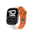 thumbnail image 1 of Correa de Silicona Deportiva para Apple Watch, Compatible con Todas las Series, Bicolor, 1 of 4