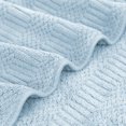 thumbnail image 4 of JML 2 Pack Bath Towels, Plush Coral Fleece Microfiber Towels for Bathroom, 27 x 55 in, Soft Absorbent Towels for Spa, Gym, Travel, Light Blue, 4 of 9