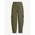 thumbnail image 6 of Free Assembly Women's High Rise Barrel Cargo Pants, 26” Inseam, Sizes 0-18, 6 of 7