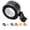 Black, variant on Domain Cycling - Bike Handlebar Tape - Self-Fusing Silicone Waterproofing Tape - 10 Ft Roll of Self-Bonding Handlebar Tape for Road Bike - Repair Griptape (Blue)