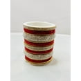 thumbnail image 2 of Silver & Dark Red Color Bangles, 2 of 4