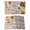 Pink Yellow Beige, variant on Sunflower Placemats Set of 12, Colorful Flowers Summer Botanical Watercolor Placemats for Dining Table, Place Mats for Kitchen Tabletop, Waterproof Wipeable Dining Table Mats Set