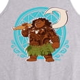 thumbnail image 2 of Moana - Maui Pattern - Men's Jersey Tank Top, 2 of 4