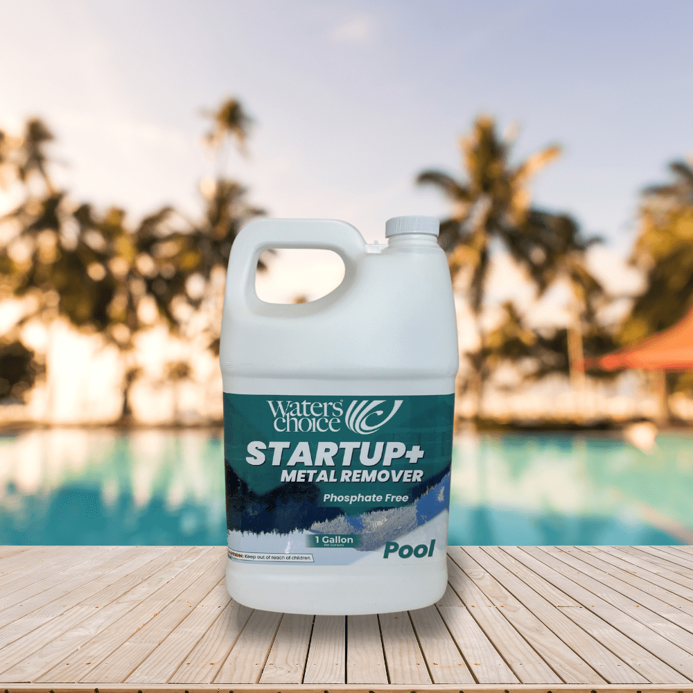 Waters Choice Startup+ Pool Metal Remover, Phosphate-Free, 1 Gallon