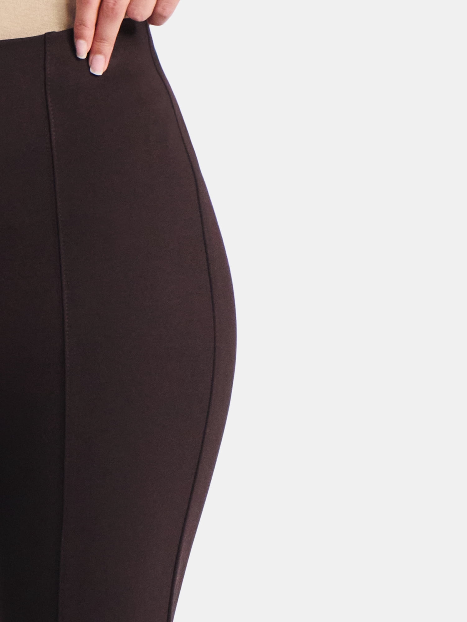 Time and Tru Women's Ponte Knit Skinny Pants, 29" Inseam, Sizes XS-XXL