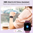 thumbnail image 6 of IOWODO Smart Watch for Android and iPhone, 1.85" Smartwatch for Women Men with Bluetooth Calling, Message Notifications, AI Voice Assistant, 100+ Sports Modes, Fitness Tracker, 6 of 11