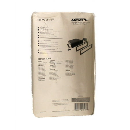 Metra - Installation Kit for Most Ford, Nissan, Toyota, Mazda and Volvo Vehicles - Gray