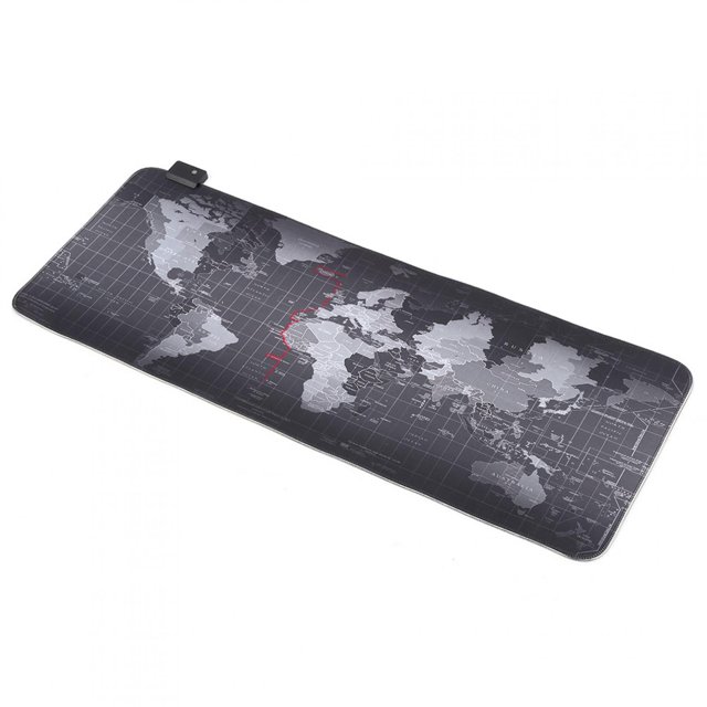 Alfombrilla De Ratón Con Mapa Del Mundo, Alfombrilla De Ratón RGB, Alfombrilla De Ratón Con Base De Goma Antideslizante, Alfombrilla De Ratón Para Juegos, Para Juegos En Casa