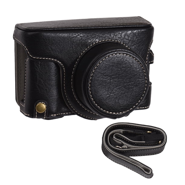 Cámara Bolsa de cámara Irfora Estuche portátil para cámara Bolsa de transporte para cámara de cuero sintético con reemplazo de correa para el hombro para cámara Fujifilm X100V/ X100F Irfora Bolsa de cámara