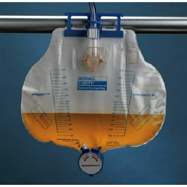 Dover Urinary Drain Bag, 2000 ml, AntiReflux Valve, Kendall Covidien