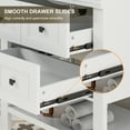 thumbnail image 4 of Eclife 30" Single Bathroom Vanity With Integrated Sink Top, 2 Smooth Drawers, Faucet, 4 of 9