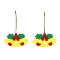 thumbnail image 2 of Decoraciones para Fiestas Navideñas, Adornos con Lazos de Lentejuelas, Adornos Colgantes para El Coche, Adornos Colgantes para El Árbol de Navidad, Adornos para El Árbol de Navidad., 2 of 6