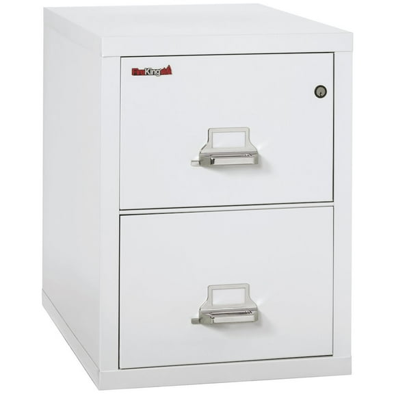 Vertical File Cabinet, 2 Drawer Letter 31 1/2" depth, Arctic White
