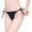 Black, variant on Panties for Women,Seamless Side Tie Lace Up Soft Thong Panties for Comfortable All Day Wear,Womens Underwear,White,One Size