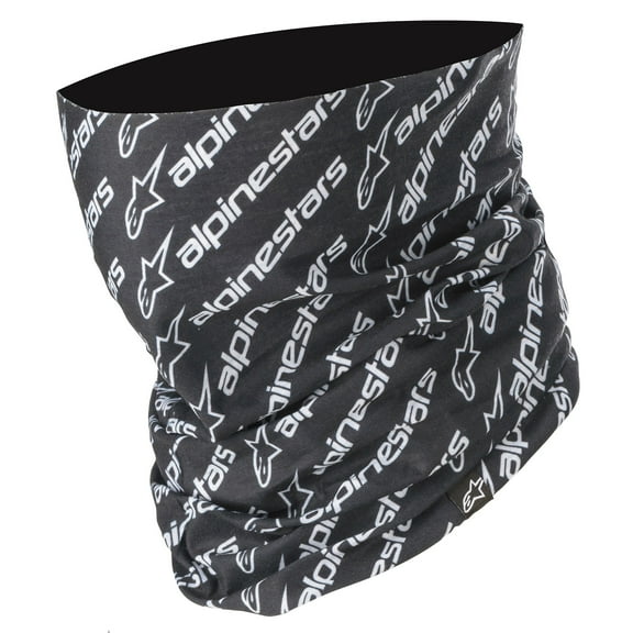 Alpinestars Linear Neck Tube (One Size Fits Most, Black/White)