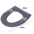 thumbnail image 2 of Dinheiro Almohadillas para Fundas para Asientos de Inodoro, Almohadillas para Fundas para Asientos de Inodoro de Tela Lavables, más cálidas y Suaves para el baño, 2 of 5