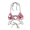 thumbnail image 2 of Summer Savings Clearance 2024! TAGOLD Womens Summer Plus Size Bra,Women's Sexy Neck Hanging Six Straps Two Piece Bra, 2 of 3