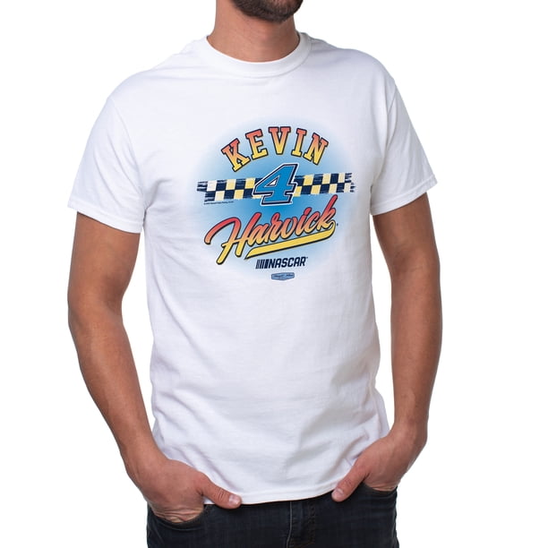 DelSol Camiseta (XL) Camiseta NASCAR Classic Crew para hombre - Kevin Harvick - 8 Blanco 1 Pc DelSol DelSol Camiseta (XL) 1 Pc