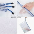 thumbnail image 2 of JM 12 Piezas Bolsa para Documentos con Cremallera A4, Carpetas de Archivos, Bolsas de Almacenamiento de Archivos de Plástico PVC Transparente Bolsas de Organización para Recibos Comerciales Oficinas Viajes JM JM, 2 of 5
