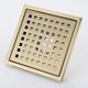 thumbnail image 1 of caniveau De Douche Or Acier Inoxydable Carr 15x15cm Drain De Douche Siphon De Sol Drain De Plancher Avec Couvercle De Siphon De Sol, Noyau Dsodor, 1 of 5