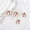 AB, variant on EYE 2PCS Simple One Word Clip Hand Woven Hairpin Edge Clip Girl Clip Headwear Bangs Clip Broken Hairpin