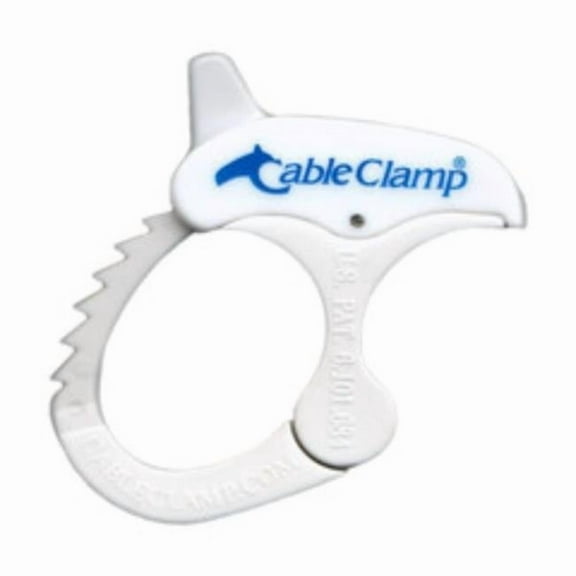 Cable Clamp, White - Medium - Pack of 11