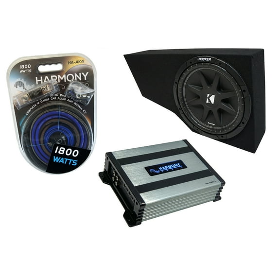 02-09 GMC Envoy SUV Kicker Comp C12 Single 12" Custom Sub Box & HA-A400.1 Amp