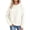Z39 White, variant on Mifsaly Womens Fuzzy Fleece Sweatshirt Crewneck Long Sleeve Cable Knit Pullover Sweater Textured Loose Fit Fall Winter Warm Clothes Purple,Free Size